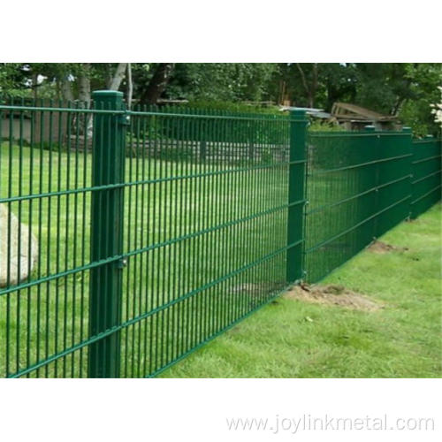 Green PVC Coated Double Wire Mesh Fence